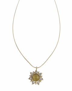 1650b Złoty łańcuszek naszyjnik 40+5cm stal chirurgiczna 316L 