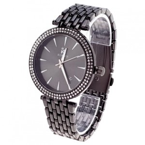 3888 Ekskluzywny damski czarny zegarek Kurren klasyk