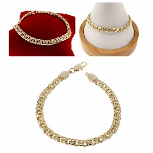 3844 Bransoletka elegancka złota 20cm pozłacana 14k Xuping