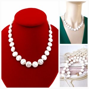649e Złoty łańcuszek naszyjnik 41+5 stal chirurgiczna 316L Viki lady perły 