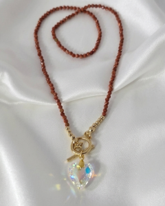 Браслет гематит кристаллы знаменитости хирургическая сталь