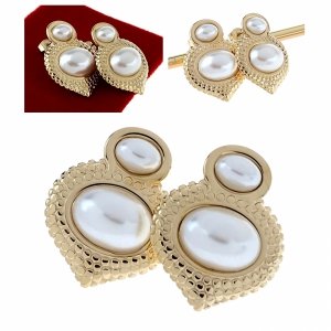 Золотые серьги из нержавеющей стали