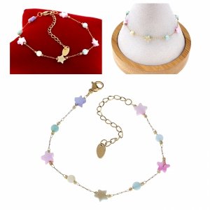 браслет золотой знаменитости из нержавеющей стали