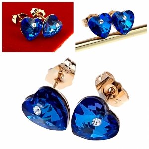 эксклюзивные серьги с позолотой swarovski