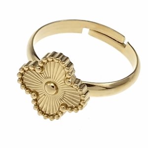 кольцо. 18,30 мм золотая нержавеющая сталь