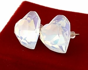 позолоченные серьги с эксклюзивным фианитом