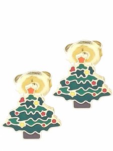 Золотые серьги из нержавеющей стали