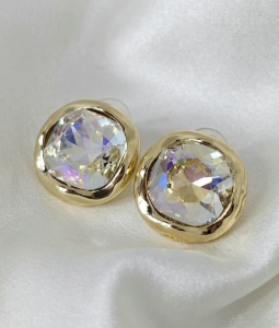 Золотые серьги из нержавеющей стали