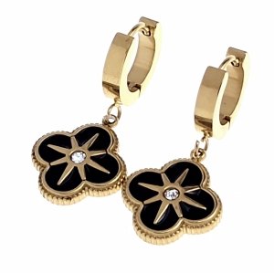 Золотые серьги из нержавеющей стали