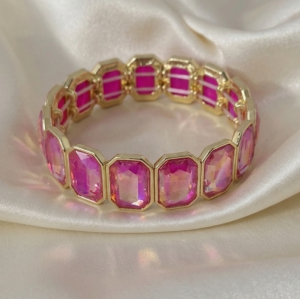 Браслет Кристаллы Знаменитости Хирургическая сталь