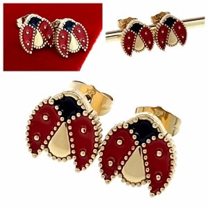 Золотые серьги из нержавеющей стали