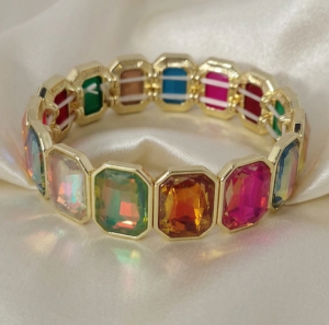 Браслет Кристаллы Знаменитости Хирургическая сталь