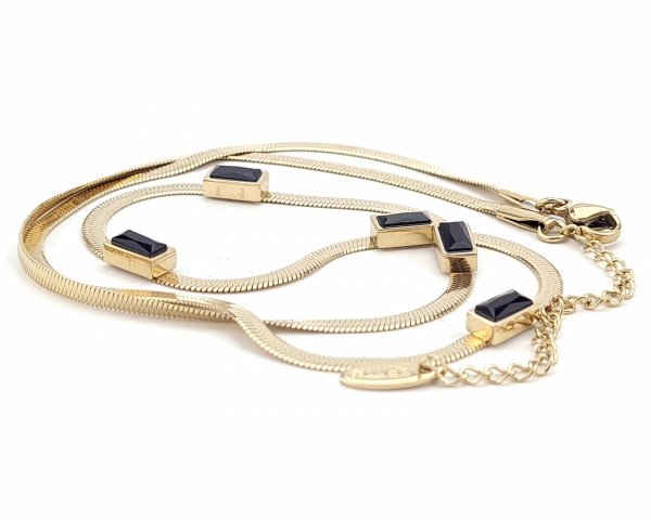 GOLDEN CHAIN CELEBRITY NÁHRDELNÍK NEREZ