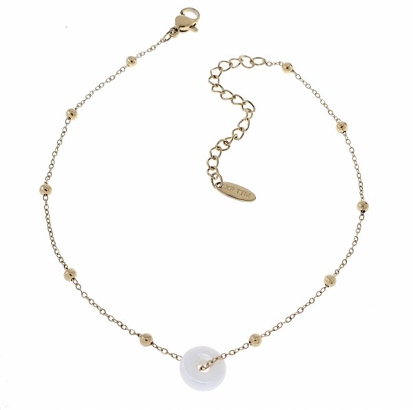 BRACELET GOLD CELEBRITY NEREZOVÁ OCEL