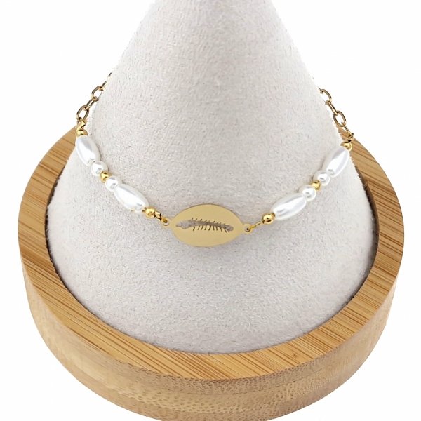 BRACELET GOLD CELEBRITY NEREZOVÁ OCEL