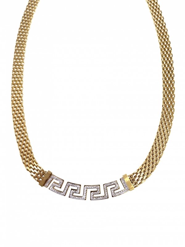 GOLDEN CHAIN CELEBRITY NÁHRDELNÍK NEREZ