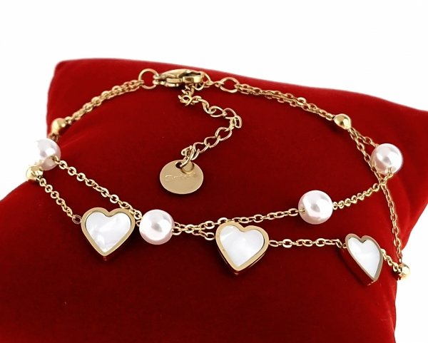 BRACELET GOLD CELEBRITY NEREZOVÁ OCEL