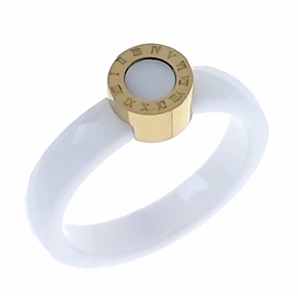 prstenec. 19,00 mm zlatá nerezová ocel
