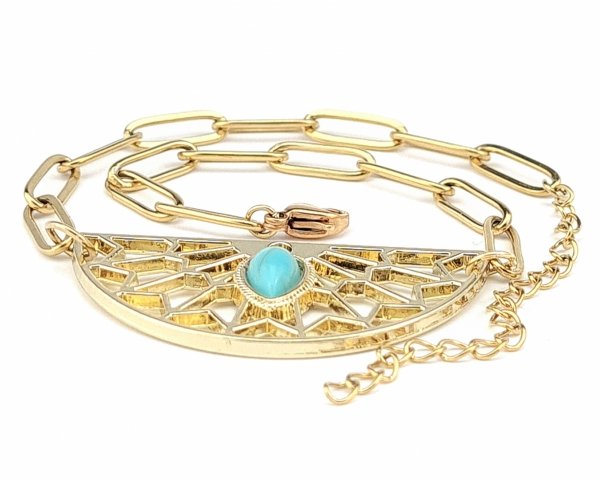 BRACELET GOLD CELEBRITY NEREZOVÁ OCEL