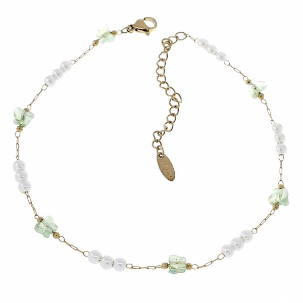 BRACELET GOLD CELEBRITY NEREZOVÁ OCEL