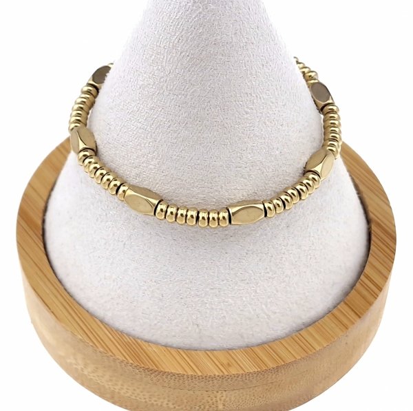 ARMBAND GOLD CELEBRITY EDELSTAHL