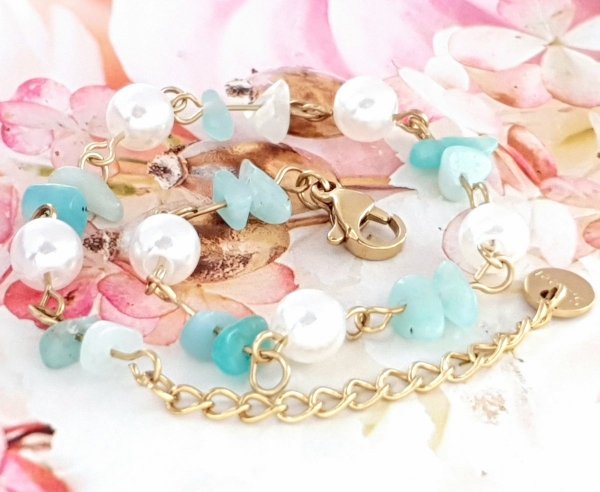 ARMBAND GOLD CELEBRITY EDELSTAHL