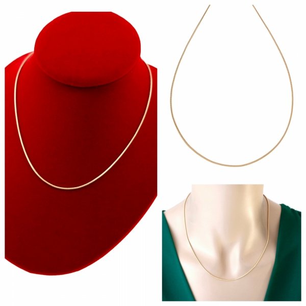 Gold vergoldete Kette 18 Karat Xuping