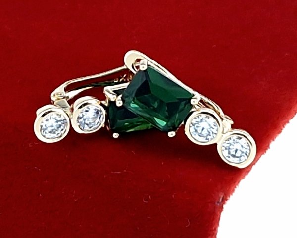 exklusive swarovski vergoldete ohrringe