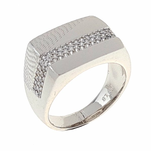 Goldring 18,00 mm. vergoldete Verlobung Xuping