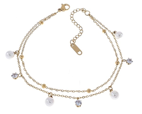 ARMBAND GOLD CELEBRITY EDELSTAHL