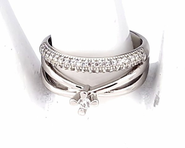 Goldring 18,60 mm. vergoldete Verlobung Xuping