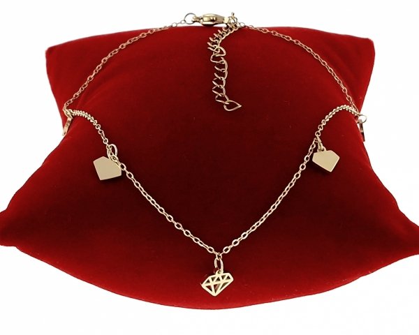 ARMBAND GOLD CELEBRITY EDELSTAHL