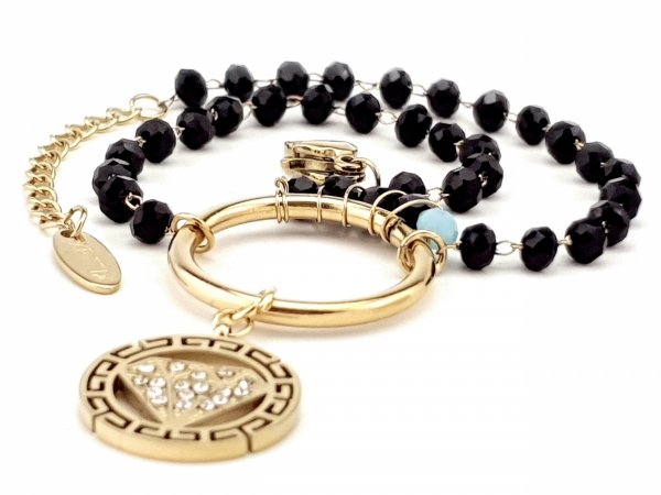 ARMBAND GOLD CELEBRITY EDELSTAHL