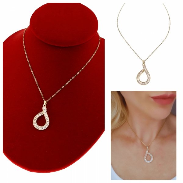 Goldene Kette Celebrity Vergoldete Halskette 14K XUPING