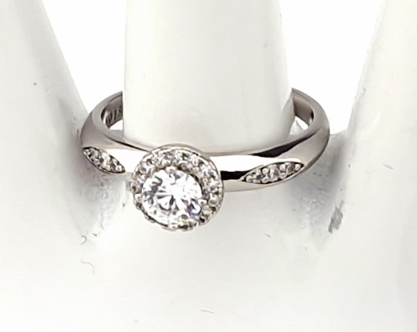 Goldring 18,60 mm. vergoldete Verlobung Xuping