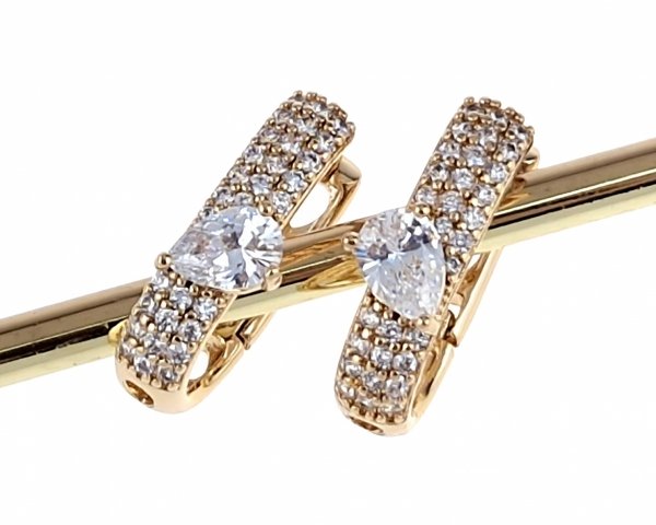 exklusive swarovski vergoldete ohrringe