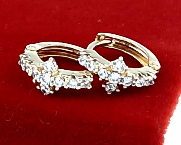 exklusive swarovski vergoldete ohrringe