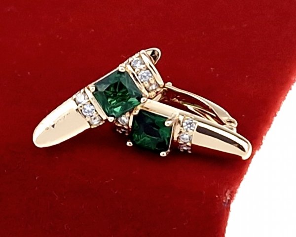 exklusive swarovski vergoldete ohrringe