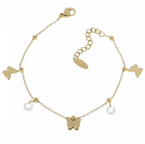 ARMBAND GOLD CELEBRITY EDELSTAHL