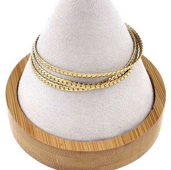 ARMBAND GOLD CELEBRITY EDELSTAHL
