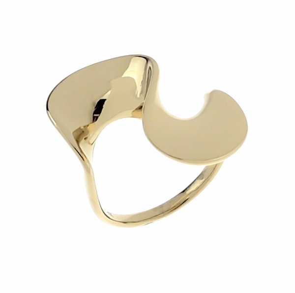 Ring 19,00 mm, goldener Edelstahl