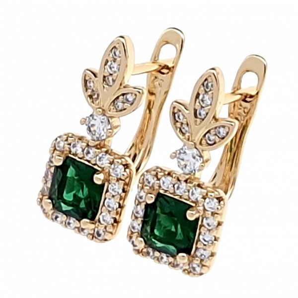 exklusive swarovski vergoldete ohrringe