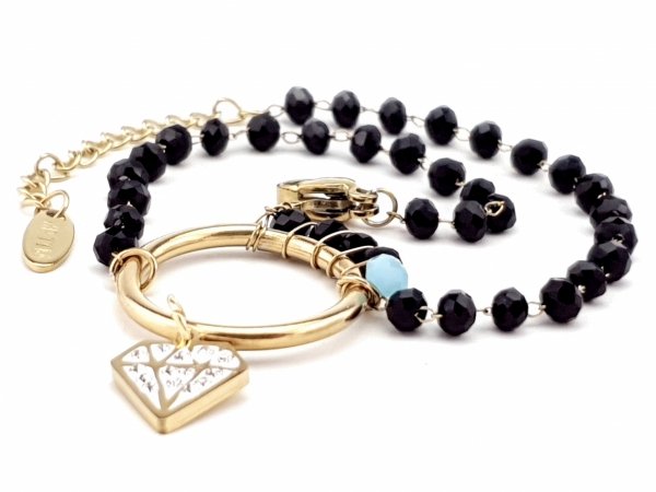 ARMBAND GOLD CELEBRITY EDELSTAHL