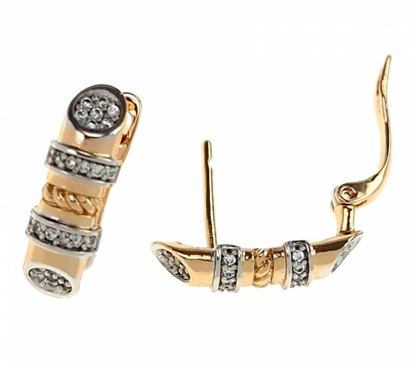exklusive swarovski vergoldete ohrringe