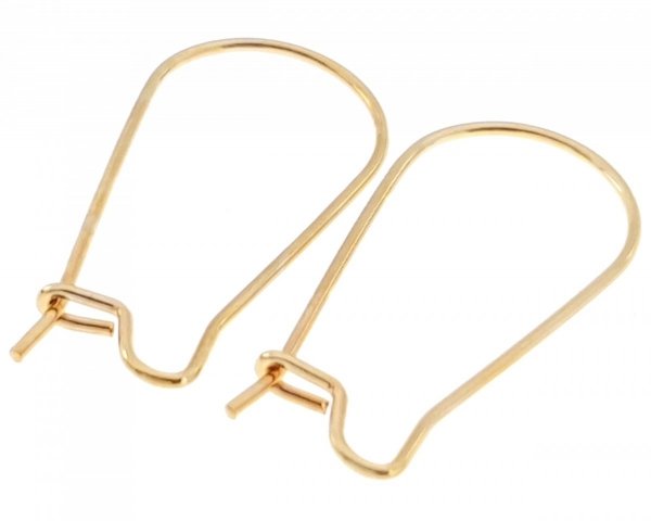 2X GOLD OHRRINGE CHIRURGISCHER STAHL