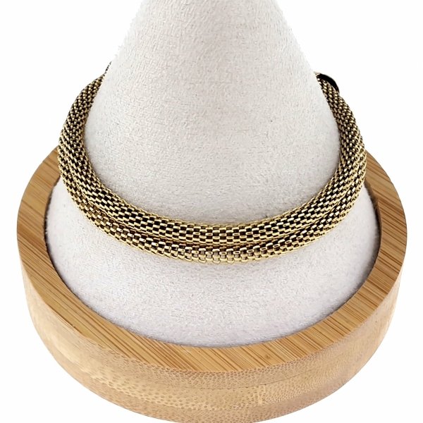 ARMBAND GOLD CELEBRITY EDELSTAHL