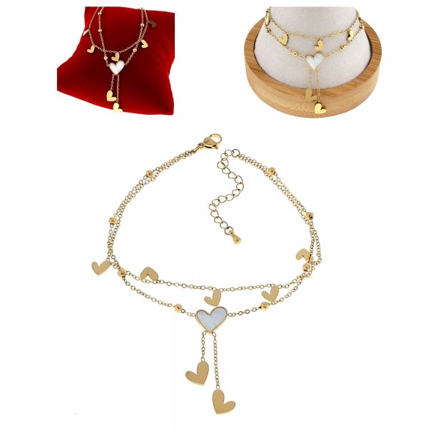 ARMBAND GOLD CELEBRITY EDELSTAHL