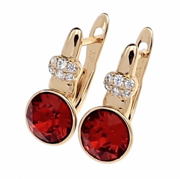 exklusive swarovski vergoldete ohrringe