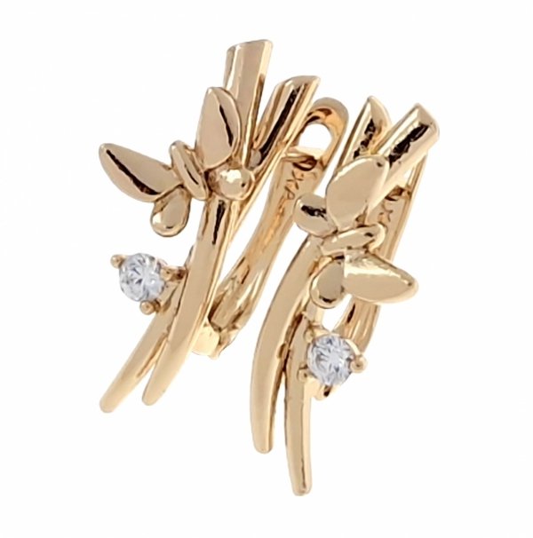 exklusive swarovski vergoldete ohrringe