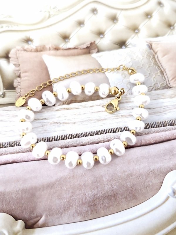 ARMBAND GOLD CELEBRITY EDELSTAHL